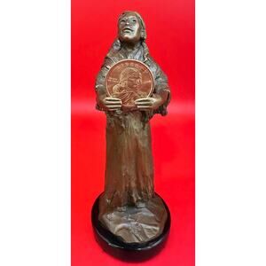 Glenna Goodacre Bronze Sacagawea And Baby Statue Sculpture 1999 Signed 46/2000